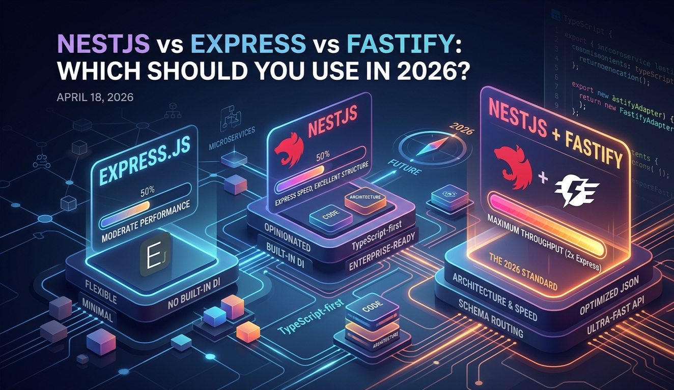 NestJS vs Express vs Fastify